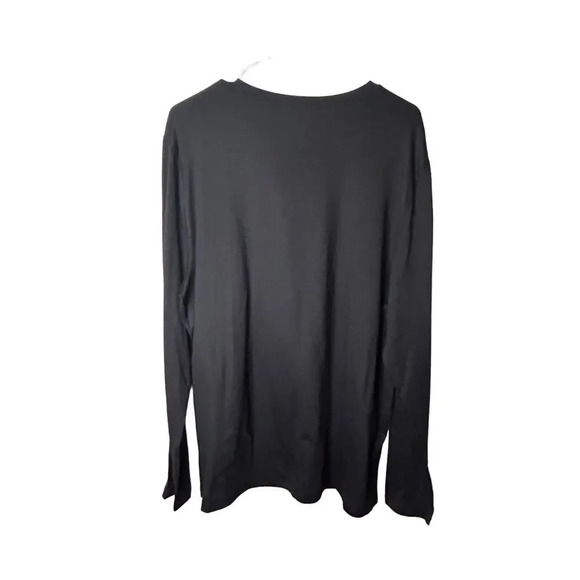 Reebok Men XL Black Long Sleeve T-Shirt Base Layer Performance Underwear Solid - Picture 4 of 4